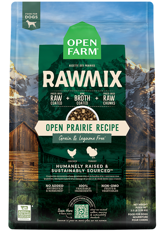 Open Farm Open Prairie Grain-Free RawMix for Dogs (20 LB)