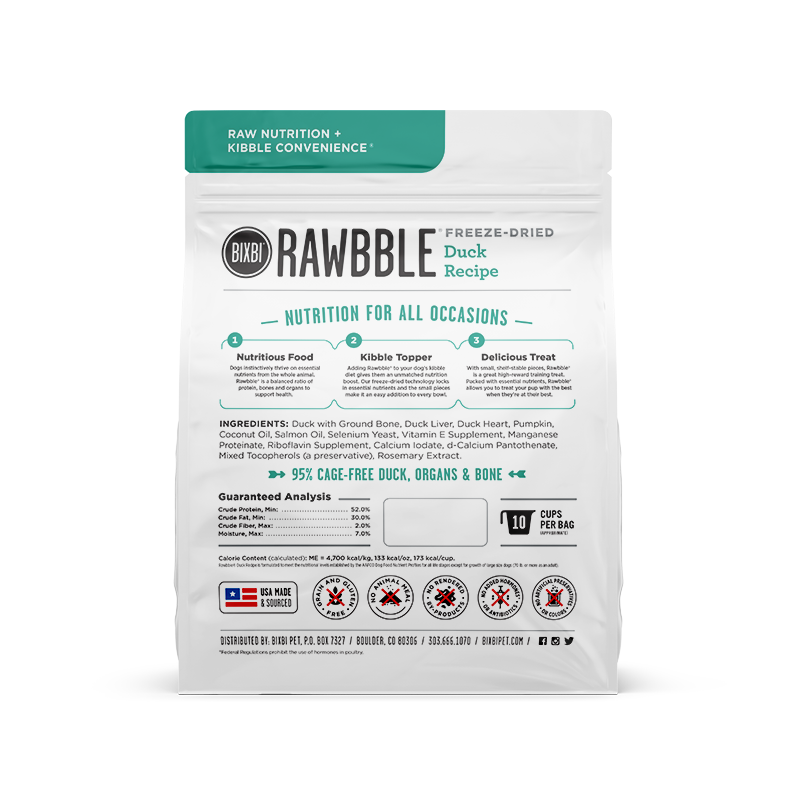 Bixbi rawbble shop kibble review