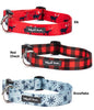 West Paw Holiday Collar Red Check* (Small)