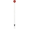 Flexible Driveway Marker, Red Fiberglass, 46-In.