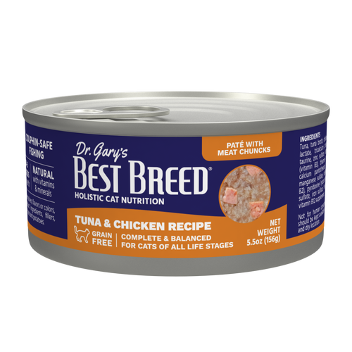 Dr. Gary's Best Breed Tuna & Chicken Recipe Cat Food