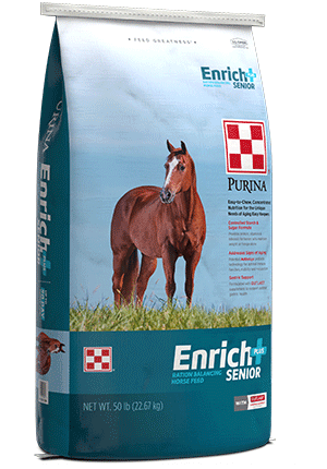 Purina® Enrich Plus® Senior Horse Feed