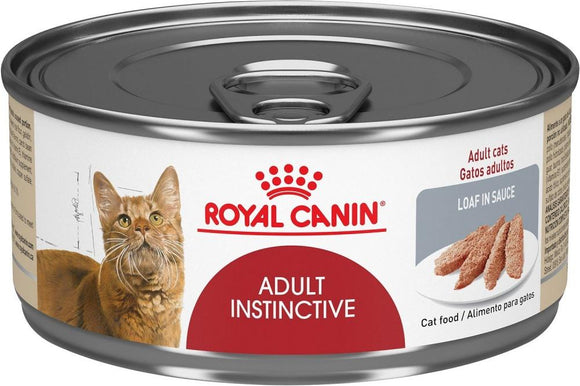 Royal Canin Feline Health Nutrition Adult Instinctive Loaf in Sauce Canned Cat Food