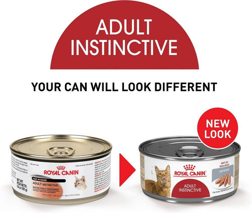 Royal Canin Feline Health Nutrition Adult Instinctive Loaf in Sauce Canned Cat Food