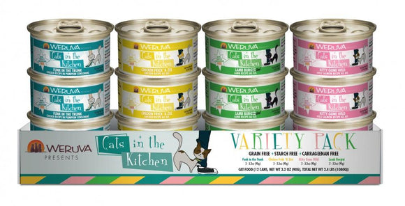 Weruva Grain Free Cats in the Kitchen Canned Variety Pack