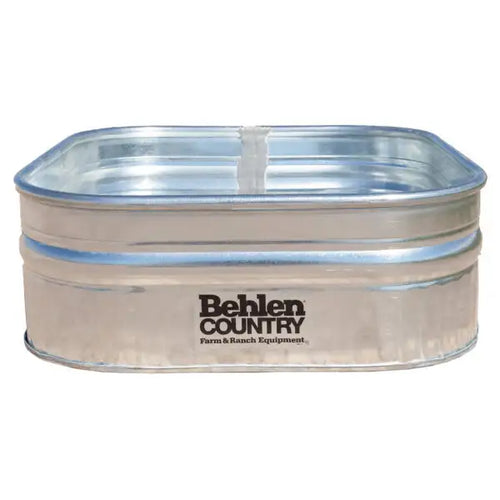Behlen Country Shallow Square Galvanized Stock Tank