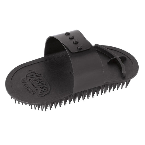 Weaver Leather Massage Brush (3-1/2 W x 7 L, Black)