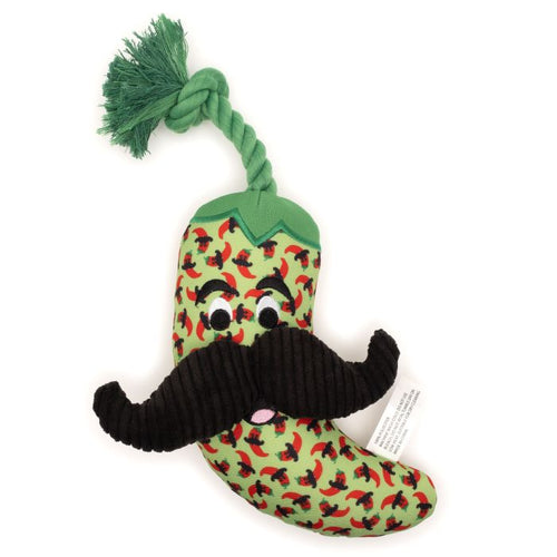 The Worthy Dog Chili Pepper Dog Toy