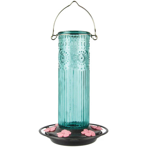 Nature's Way Bird Products Antique Glass Gravity Hummingbird Feeder