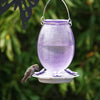 Nature's Way Bird Products Lilac Dreams Antique Glass Gravity Hummingbird Feeder