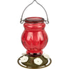 Nature's Way Bird Products Ruby Visions Antique Glass Gravity Hummingbird Feeder