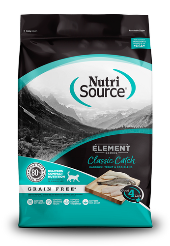 NutriSource® Element Series Classic Catch Grain Free Haddock, Trout & Cod Blend Cat Food