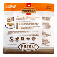 Primal Pet Foods Freeze Dried Raw Topper Cupboard Cuts Beef (3.5 Oz)