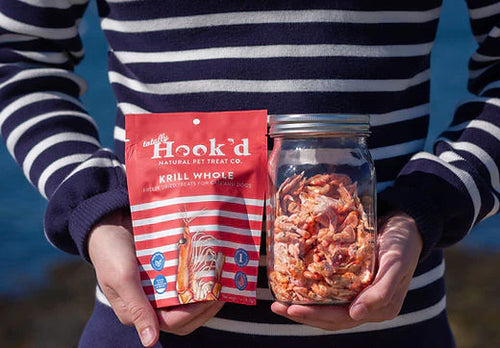 Totally Hook'd Freeze-Dried Krill Treats for Dogs & Cats