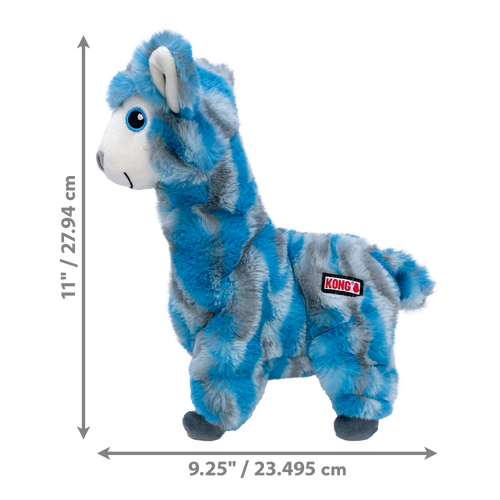 KONG Low Stuff Stripes Llama Dog Toy (Medium)