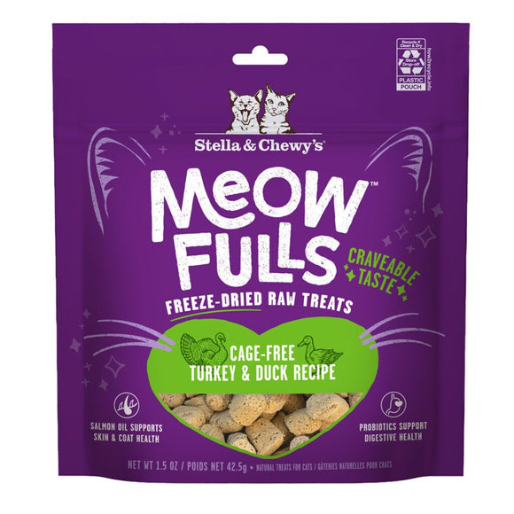 Stella & Chewy's Meowfulls Turkey & Duck Cat Treats