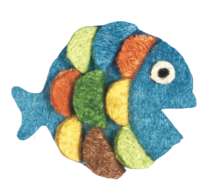 A&E Cage Nibbles Rainbow Fish Small Animal Chew Toy (Rainbow Fish)