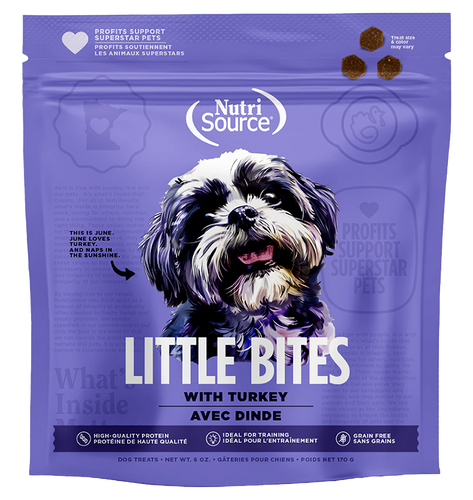 NutriSource Grain Free Turkey Little Bites Dog Treats