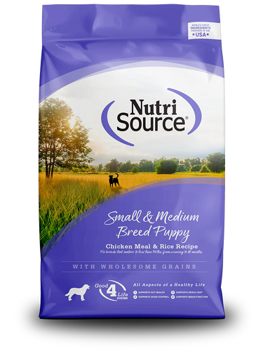 NutriSource Small & Medium Breed Puppy Healthy Puppy Food for Small & Medium Breeds