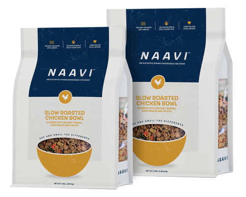 Naavi Slow Roasted Chicken Bowl for Dogs