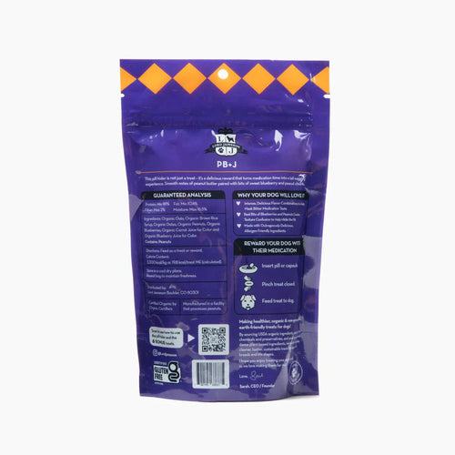 Lord Jameson PB+J Organic Pill Hider Dog Treats