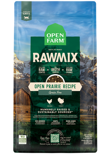 Open Farm Open Prairie Grain-Free RawMix for Cats (8 Lb)