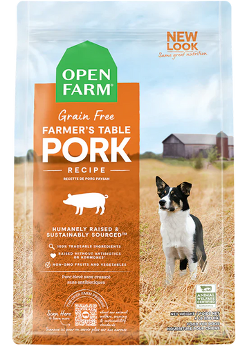 Open Farm Farmer's Table Pork Grain-Free Dry Dog Food (22 lbs bag)