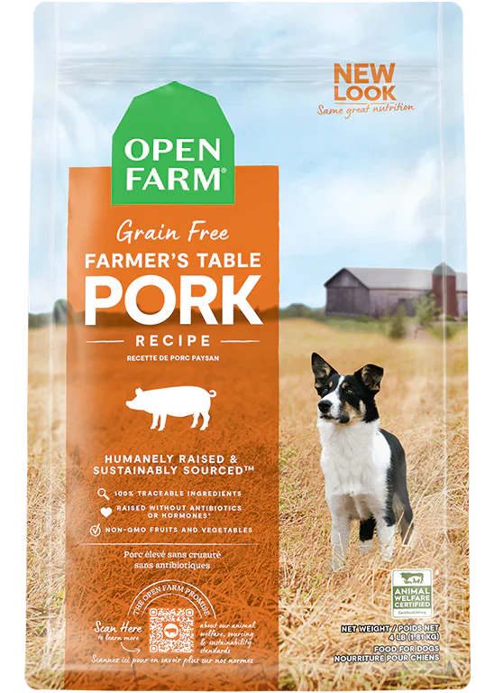 Open Farm Farmer's Table Pork Grain-Free Dry Dog Food (22 lbs bag)