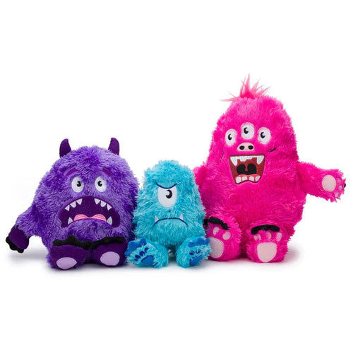 Fabdog Fluffy Medium Purple Monster Dog Toy (14)