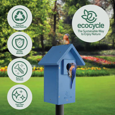 Nature's Way EcoCycle™ Bluebird Bungalow Recycled Plastic Bird House