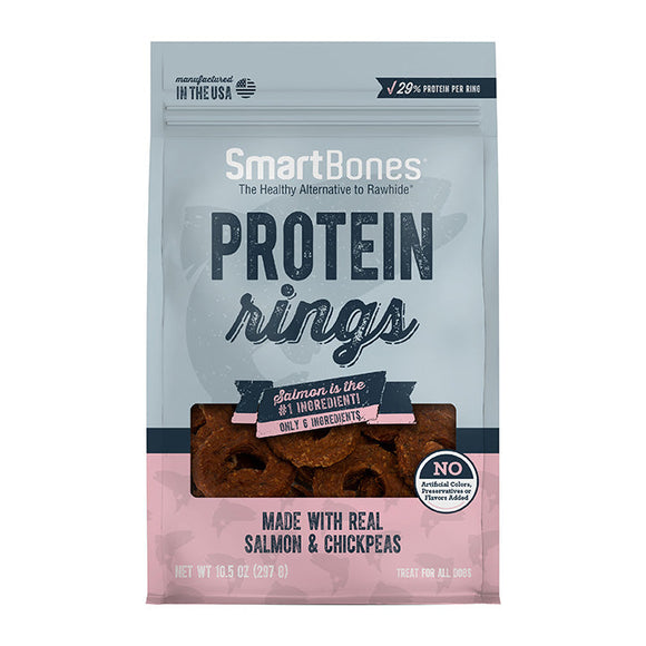 SmartBones Salmon Protein Rings Dog Treats (5 Oz)