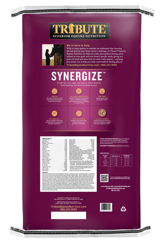 Tribute Synergize™ Pelleted Horse Feed