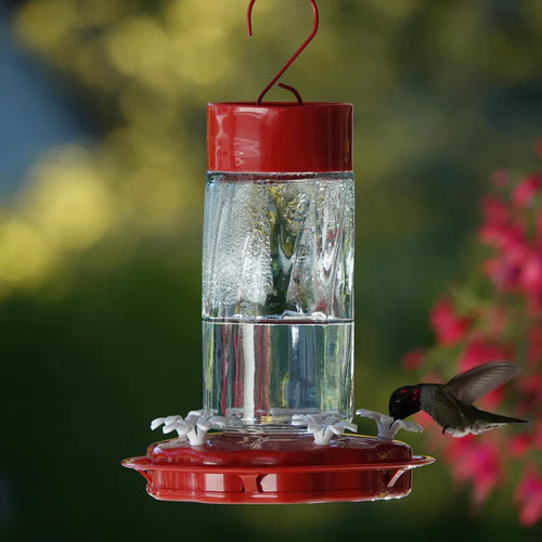 Nature's Way Bird Products Scarlet Swirl Gravity Hummingbird Feeder