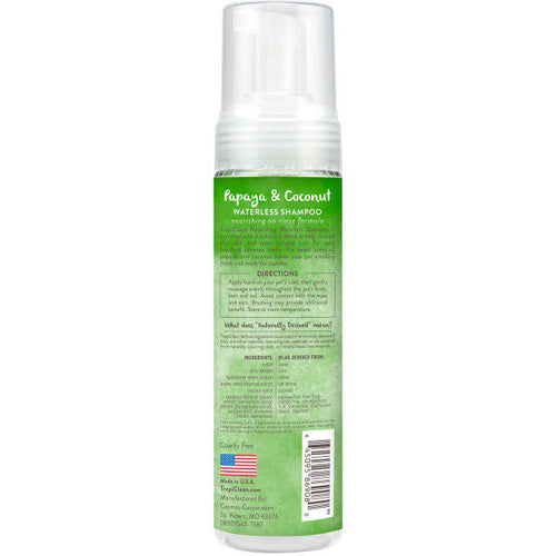 TropiClean Papaya & Coconut Waterless Shampoo