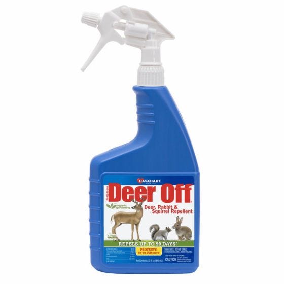 Havahart Deer Off 32 Oz. Ready To Use Organic Deer, Rabbit, & Squirrel Repellent (32 oz)