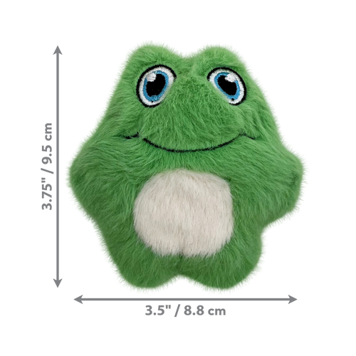 KONG Snuzzles Kiddos Mini Frog Squeaker Dog Toy (XSmall)