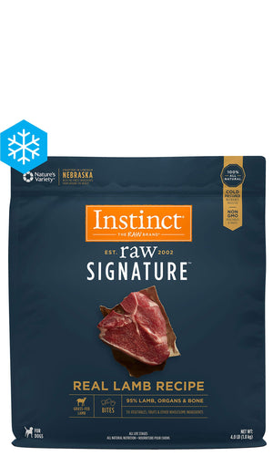 Instinct Raw Signature Frozen Bites Real Lamb Recipe