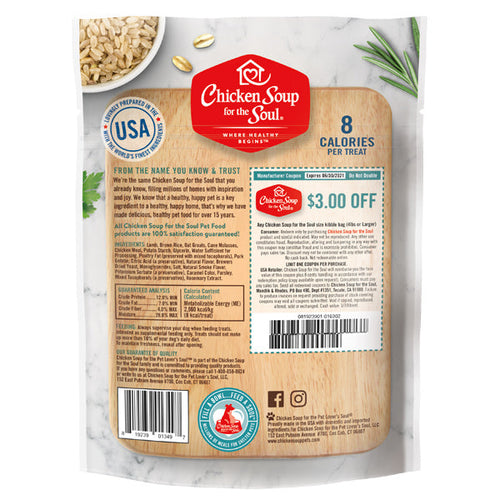 Chicken Soup for the Soul Dog Treats - Lamb Savory Snacks