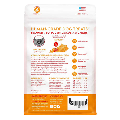 Spot Farms Chicken Strip with Glucosamine & Chondroitin Dog Treats