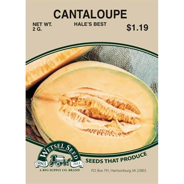 Wetsel Seed Muskmelon / Cantaloupe - Hales Best Jumbo