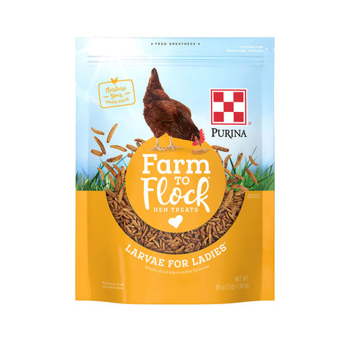 Purina® Farm to Flock® Larvae for Ladies™ Hen Treats