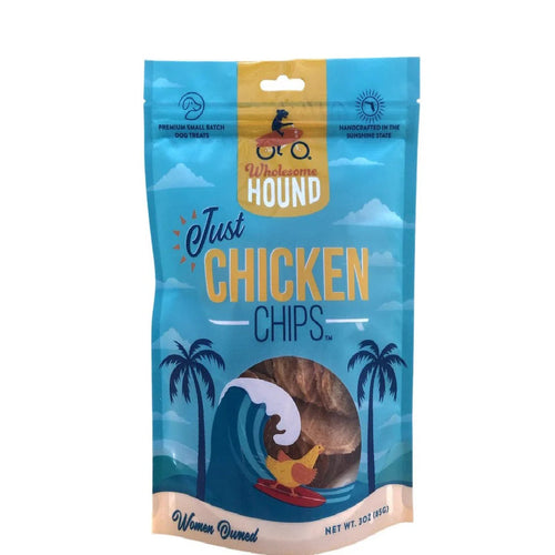 Wholesome Hound Just Chicken Chips Dog Treats