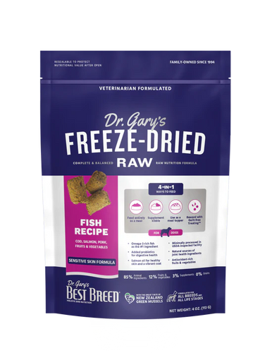 Dr. Gary's Best Breed Freeze-dried Fish Recipe