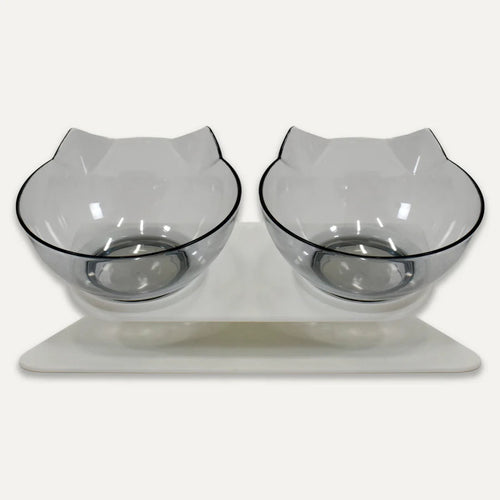 Goo-eez Ergonomic Double Bowl Cat Feeder