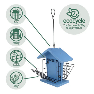 Nature's Way EcoCycle™ Suet Snacker Recycled Plastic Bird Feeder