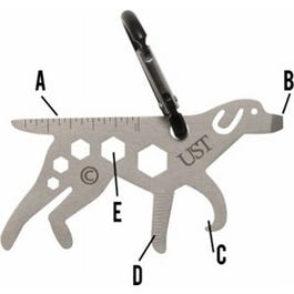 Tool-A-Long Carabineer, Gray Dog