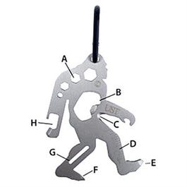 Tool-A-Long Multi Tool, Silver Sasquatch