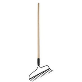 Welded Bow Rake, Lacquered Handle