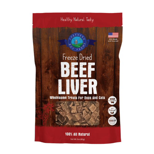 Shepherd Boy Farms Beef Liver Freeze Dried Treats