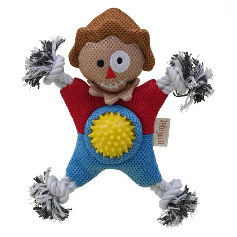 Territory Scarecrow 2-in-1 Fetch Tug Dog Toy
